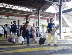 31.170 Penumpang Manfaatkan Kereta Api Saat Arus Balik Lebaran H+1
