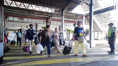 31.170 Penumpang Manfaatkan Kereta Api Saat Arus Balik Lebaran H+1