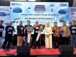 BRI Kantor Cabang Bumiayu Gelar Pengundian Panen Hadiah Simpedes