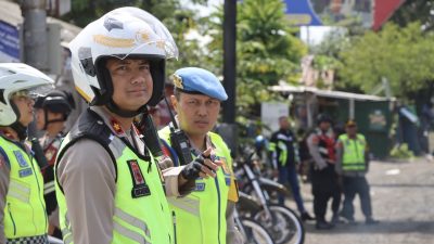 Pastikan Kelancaran Arus Lalu Lintas, Wakapolres Pantau Destinasi Wisata