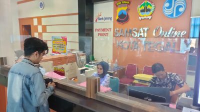 Samsat Tegal Optimistis Pendapatan Triwulan Kedua Melebihi Target