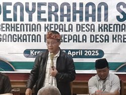 Rugikan Negara Rp 567 Juta, Kades Kreman Diberhentikan Sementara, Pj Kades Agus Priono