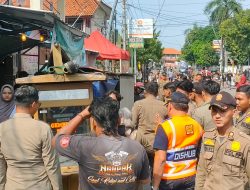 PKL Pujasera Melati Ditertibkan Satpol PP Usai Coba Berjualan Kembali di Jalan Kartini