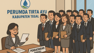 12 Orang Mendaftar Direksi Perumda Tirta Ayu Kabupaten Tegal