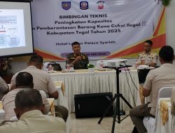 Pasukan Satpol PP Kabupaten Tegal Digembleng Cara Deteksi Rokok Ilegal