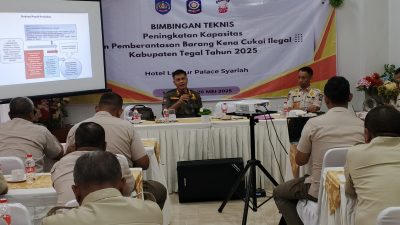 Pasukan Satpol PP Kabupaten Tegal Digembleng Cara Deteksi Rokok Ilegal