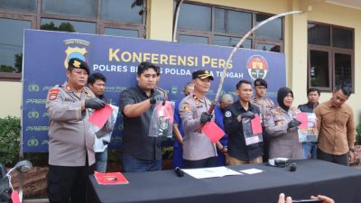 Polres Brebes Ungkap Tiga Kasus Premanisme