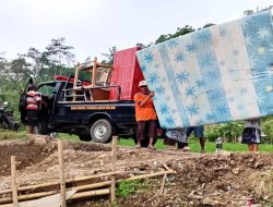 BPBD Brebes Terus Dampingi Warga Korban Tanah Bergerak di Huntara Mendala
