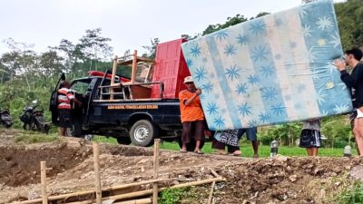 BPBD Brebes Terus Dampingi Warga Korban Tanah Bergerak di Huntara Mendala
