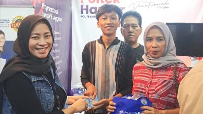 Stand Poltek Harber di TEF 2025 Gratiskan Biaya Pendaftaran Mahasiswa Baru
