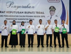 294 CPNS Terima SK Pengangkatan, Ini Pesan Bupati Tegal