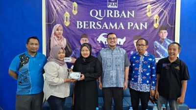 DPD PAN Kota Tegal Sembelih 6 Ekor Kambing