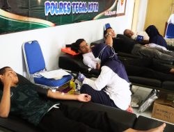 Warga Tegal Antusias Sumbang Darah
