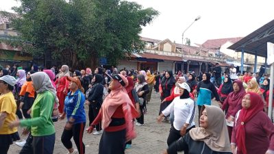 Warga Serbu Jelajah Pasar, Senam Bersama Hingga Belajan Sembako Murah di FBM