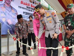 Polres Tegal Bangun Tandon Air dan Bantu Penyaluran Air Bersih di Desa Sumbaga