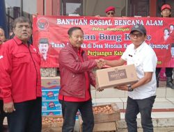 DPC PDIP Brebes Salurkan Bantuan Sosial untuk Korban Bencana Tanah Gerak di Desa Mendala