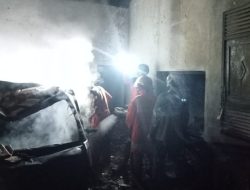 Baru Diparkir, Mobil Terbakar dan Lahap Rumah Pemiliknya di Kretek Brebes