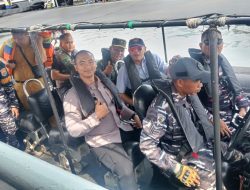 Kapolres dan Wali Kota Tegal, Kawal Langsung Larung Ancak Sedekah Laut