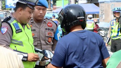 Ratusan Pengendara Ditindak dalam Operasi Patuh Candi 2025 di Kota Tegal