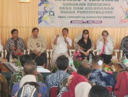 Wamenkes Tinjau Desa Siaga TBC di Pruwatan Brebes