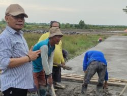 Anggota DPRD Brebes Tobidin Cek Langsung Proyek JUT