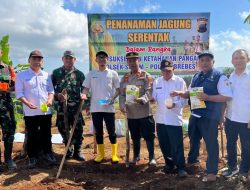 Perhutani–Polsek Salem Sinergi Wujudkan Ketahanan Pangan