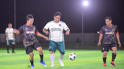 Mini Soccer Exsibisi Forkompinda Vs PWI, Simbol Kerjasama dan Kebersamaan