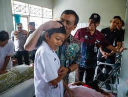 Kunjungan Ahmad Luthfi Picu Semangat dan Rasa Bahagia Warga Panti Disabilitas Netra
