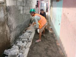 Dihantam Rob Pavingisasi Gang Caracas Tetap Berjalan