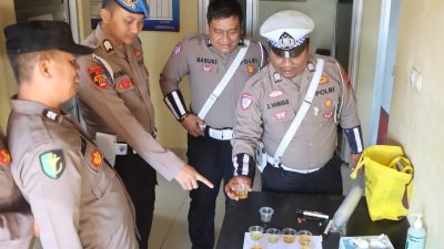Propam Polres Tegal Kota Mendadak Gelar Tes Urine