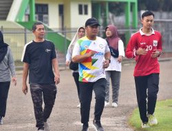 Yuk, Jogging di GOR Trisanja Slawi, Bakal Dibangun Running Track dan Jogging Track