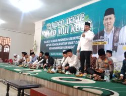 Milad ke-50 MUI, Bupati Tegal Berharap MUI Jaga Keimanan dan Polisi Jaga Keamanan