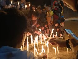 Ribuan Massa Gelar Aksi Seribu Lilin di Bumiayu untuk Affan Kurniawan, Driver Ojol yang Meninggal saat Demo Jakarta