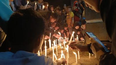 Ribuan Massa Gelar Aksi Seribu Lilin di Bumiayu untuk Affan Kurniawan, Driver Ojol yang Meninggal saat Demo Jakarta