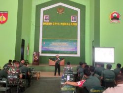 Kumdam IV/Diponegoro Beri Penyuluhan pada Anggota Kodim 0711/Pemalang