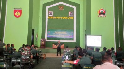 Kumdam IV/Diponegoro Beri Penyuluhan pada Anggota Kodim 0711/Pemalang