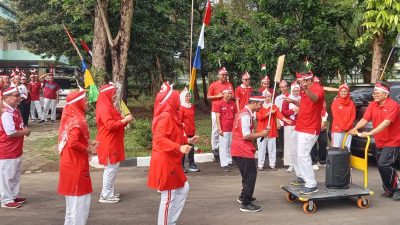 Diskominfo Gelar Aneka Lomba, Penonton Dibuat Ger- Geran