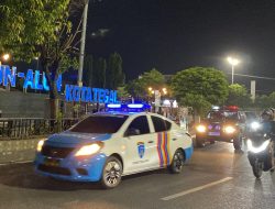 Antisipasi Demo Lanjutan, TNI-Polri di Tegal, Gelar Patroli Skala Besar