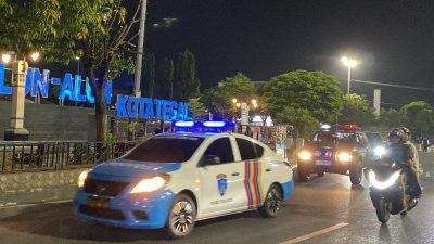 Antisipasi Demo Lanjutan, TNI-Polri di Tegal, Gelar Patroli Skala Besar