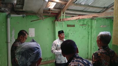 Memprihatinkan, Dikbud Kabupaten Tegal Cek Kerusakan SDN 3 Adiwerna, Bangunan Lama Era Orde Baru