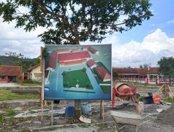 Desa Pruwatan Brebes Bangun GOR Rp 2 Miliar, Dikerjakan Bertahap