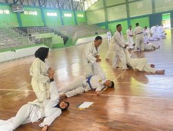 Asah Kemampuan Personel, Polres Tegal Gelar Latihan Bela Diri