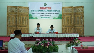 Optimalkan Data Madin Dan Ponpes, Kemenag Batang Gunakan Madu Kembang 