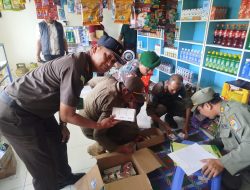 Kembali Gelar Razia, Satpol PP Sita 3.100 Rokok Ilegal 