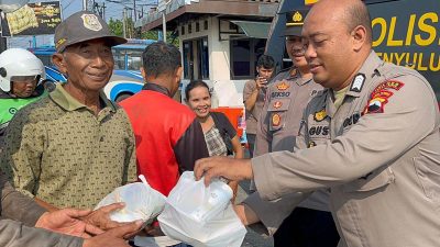 Polisi Kembali Iuran Ajak Makan Gratis