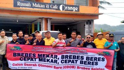 Komite Pemekaran Kabupaten Brebes Bergerak, Besok Audiensi ke Gubernur dan DPRD Jateng