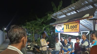 Polisi dan Warga di Kramat Tegal Sinergi Jaga Lingkungan