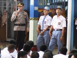 Tanamkan Disiplin, Polres Tegal Kota Tingkatkan Blusukan ke Sekolah