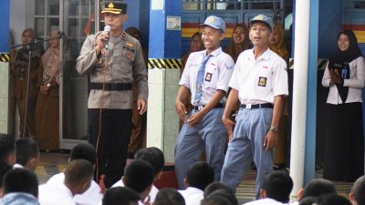 Tanamkan Disiplin, Polres Tegal Kota Tingkatkan Blusukan ke Sekolah