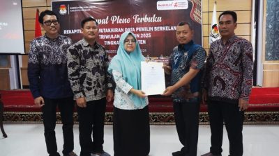 KPU Brebes: 1.543.079 Data Pemilih di Triwulan III 2025